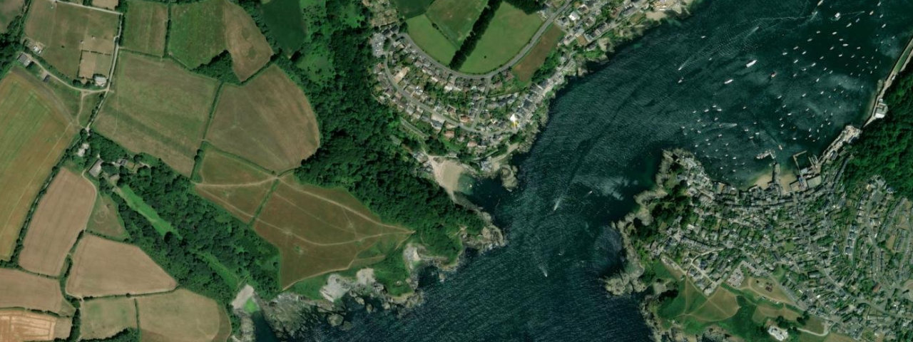 Aerial view of Readymoney Cove Beach