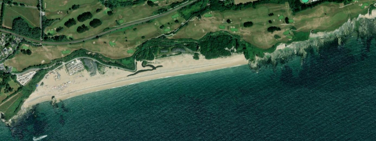 Aerial view of Shorthorn Beach