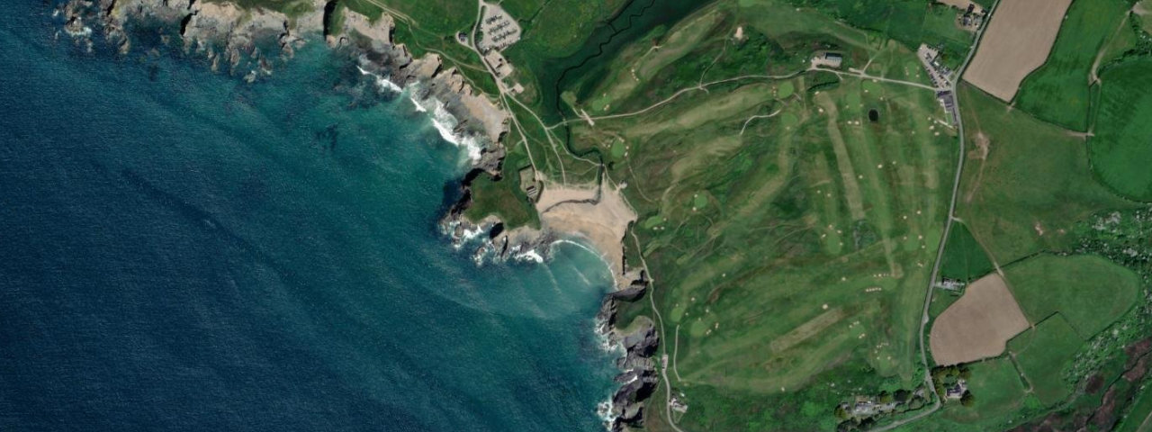 Aerial view of Church Cove