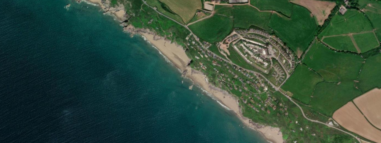 Aerial view of Tregonhawke
