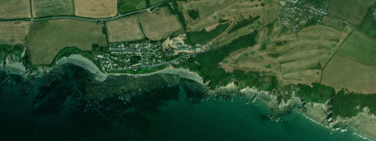 Aerial view of Portwrinkle