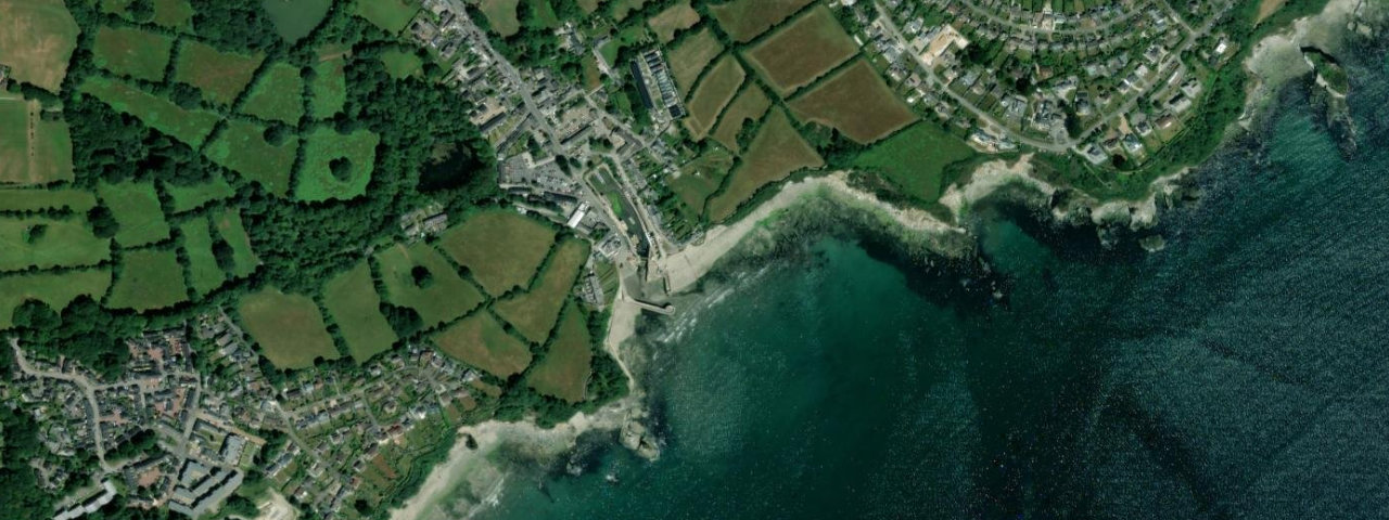Aerial view of Charlestown
