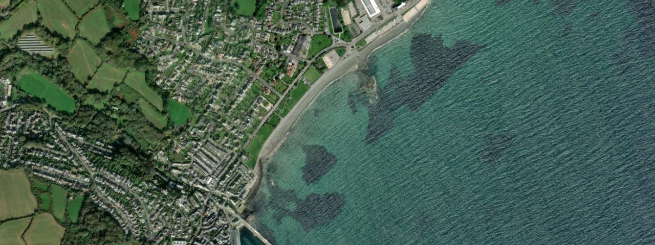 Aerial view of Wherry Town