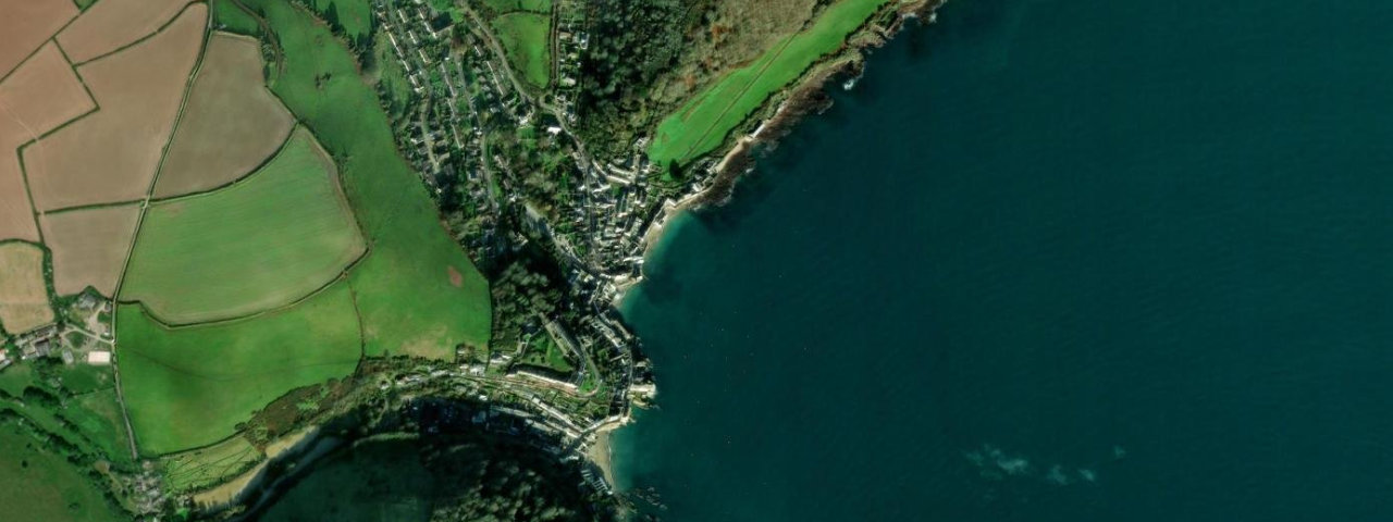 Aerial view of Kingsand