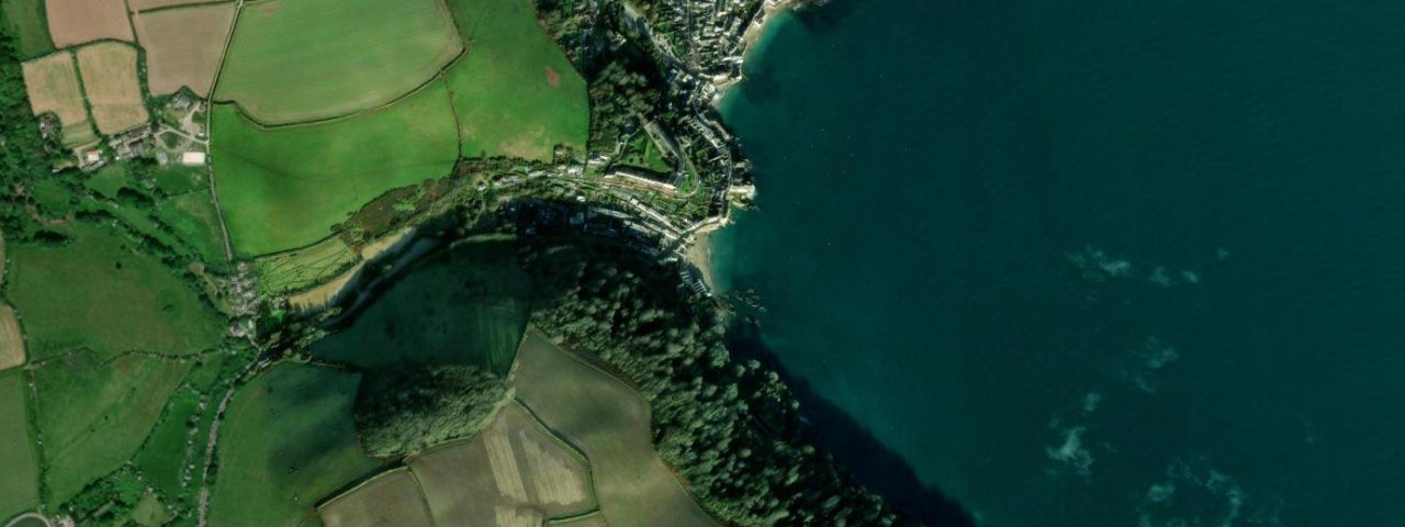 Aerial view of Cawsand