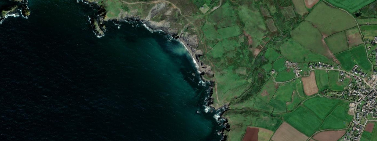 Aerial view of Pentreath