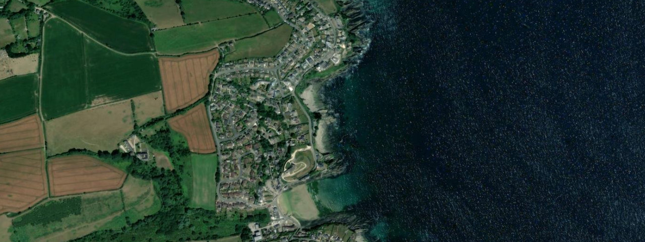 Aerial view of Polkirt Beach