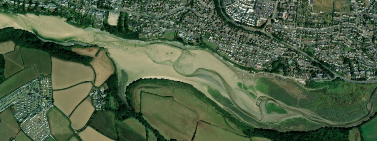 Aerial view of The Gannel