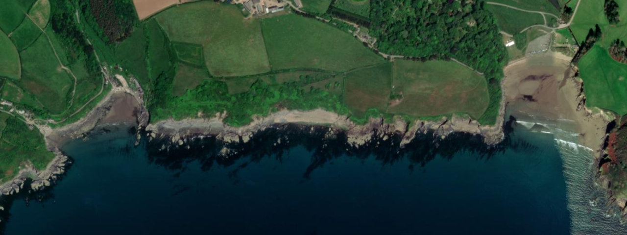 Aerial view of Perbean Beach