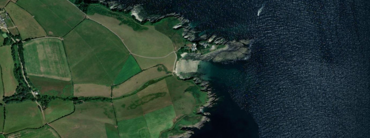 Aerial view of Colona Beach
