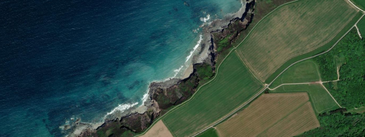 Aerial view of Greenbank Cove