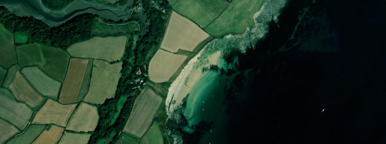 Aerial view of Towan
