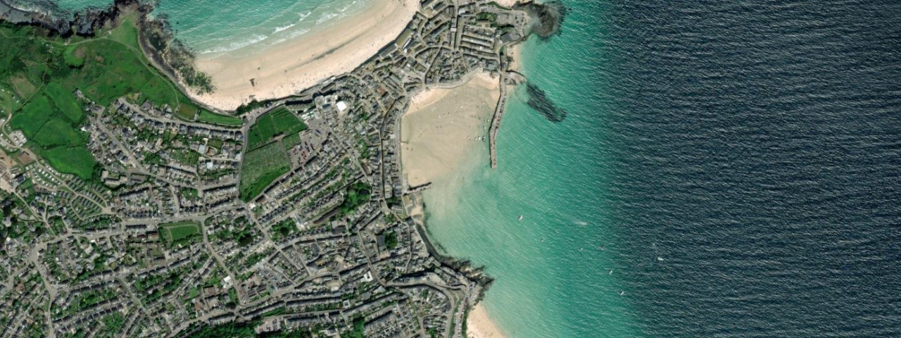 Aerial view of Harbour Beach
