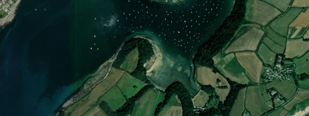 Aerial view of Cellars Beach