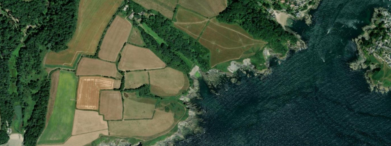 Aerial view of Coombe Haven