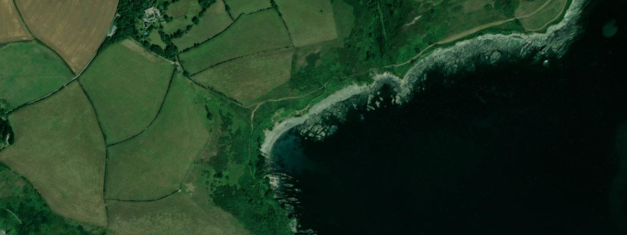 Aerial view of Samphire Beach