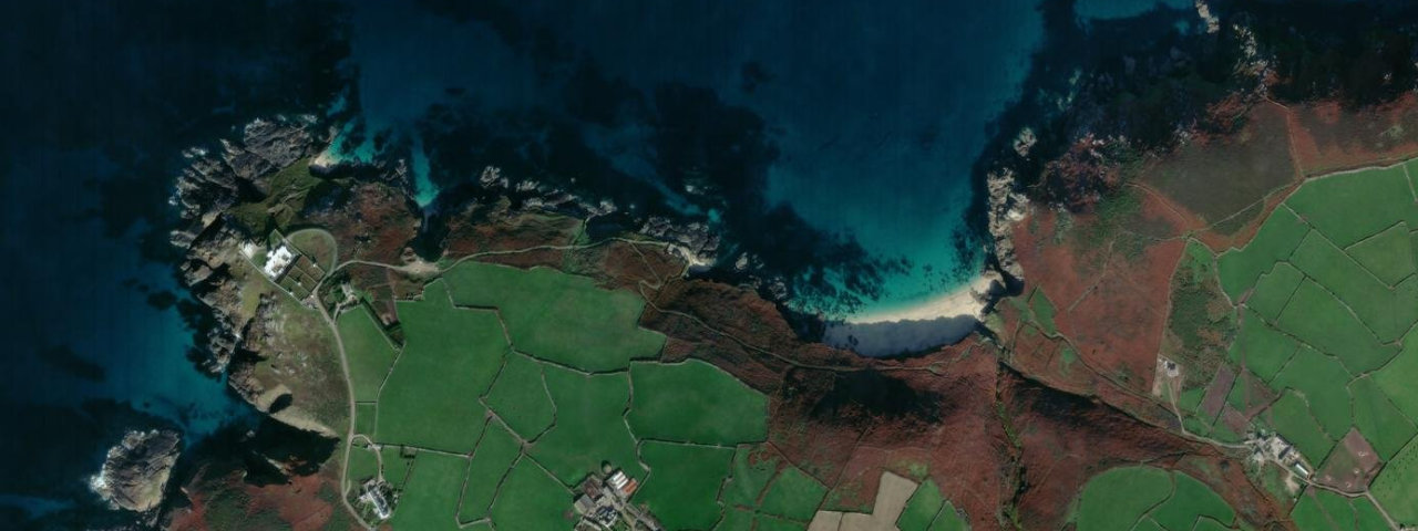 Aerial view of Boat Cove