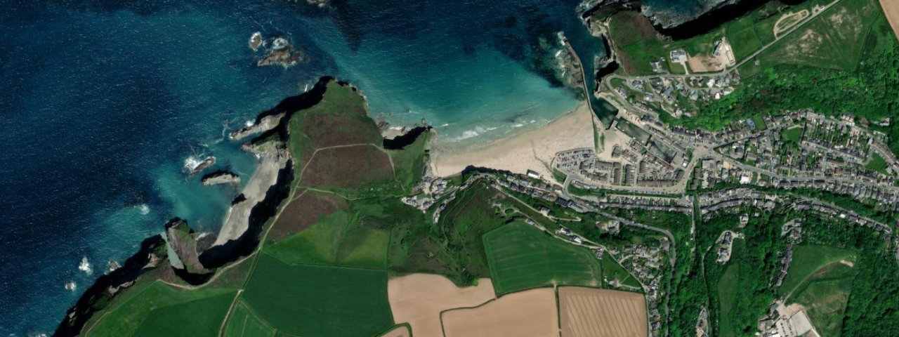 Aerial view of Amy’s Cove