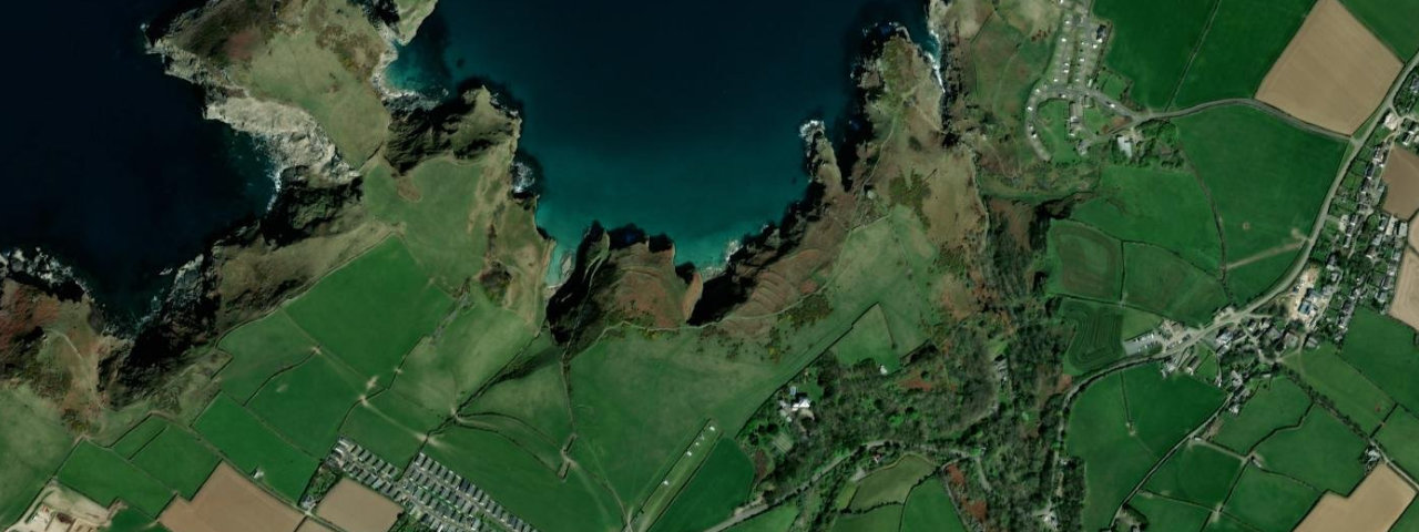 Aerial view of Benoath Cove