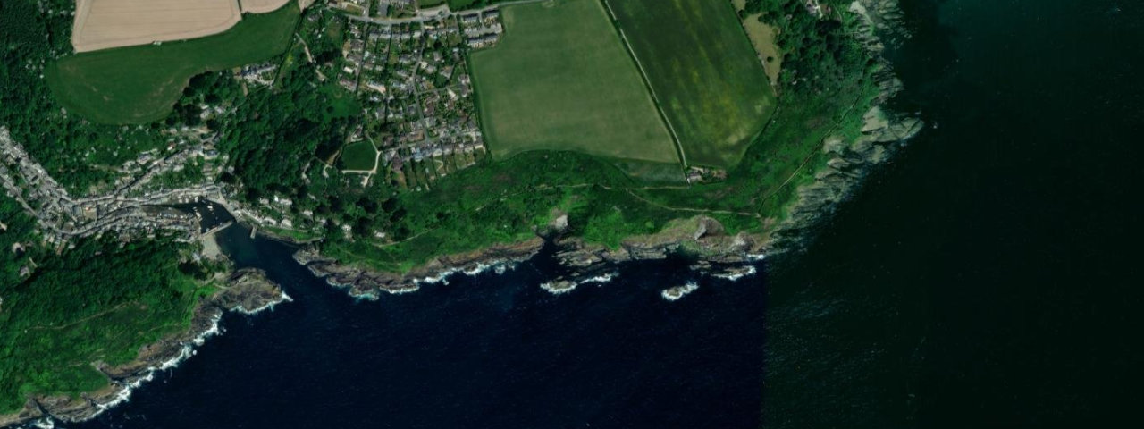 Aerial view of Giggen Cove