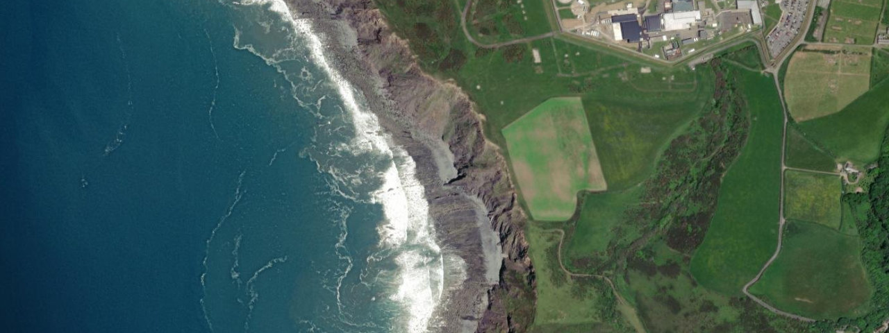 Aerial view of Wren Beach
