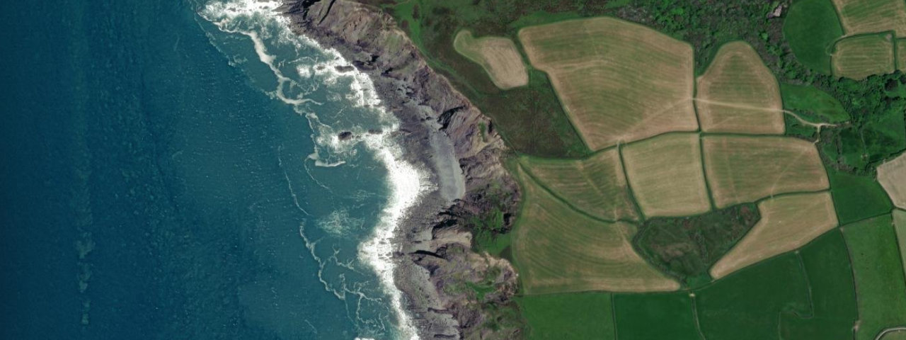 Aerial view of Greenway Beach