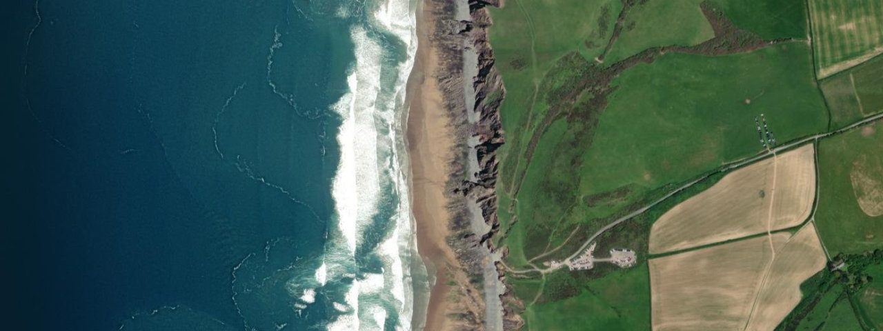 Aerial view of Warren Long Beach