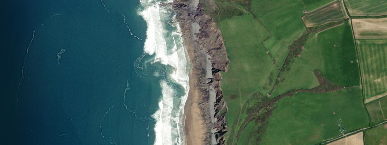 Aerial view of Eliza Beach