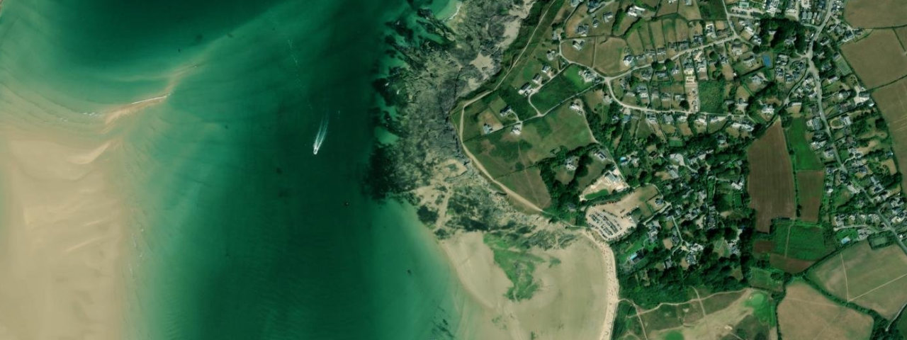 Aerial view of Jutty