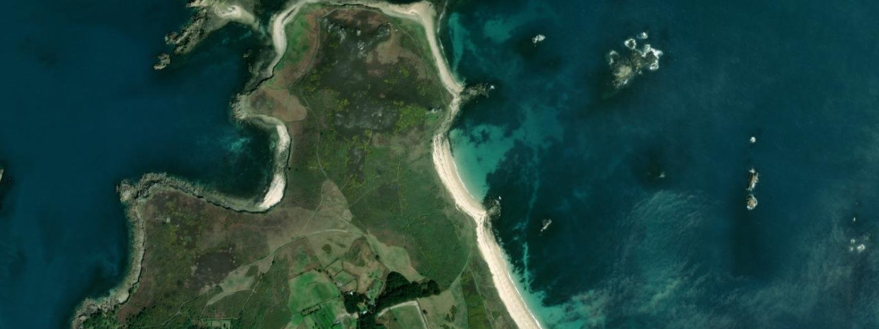 Aerial view of Great Bay