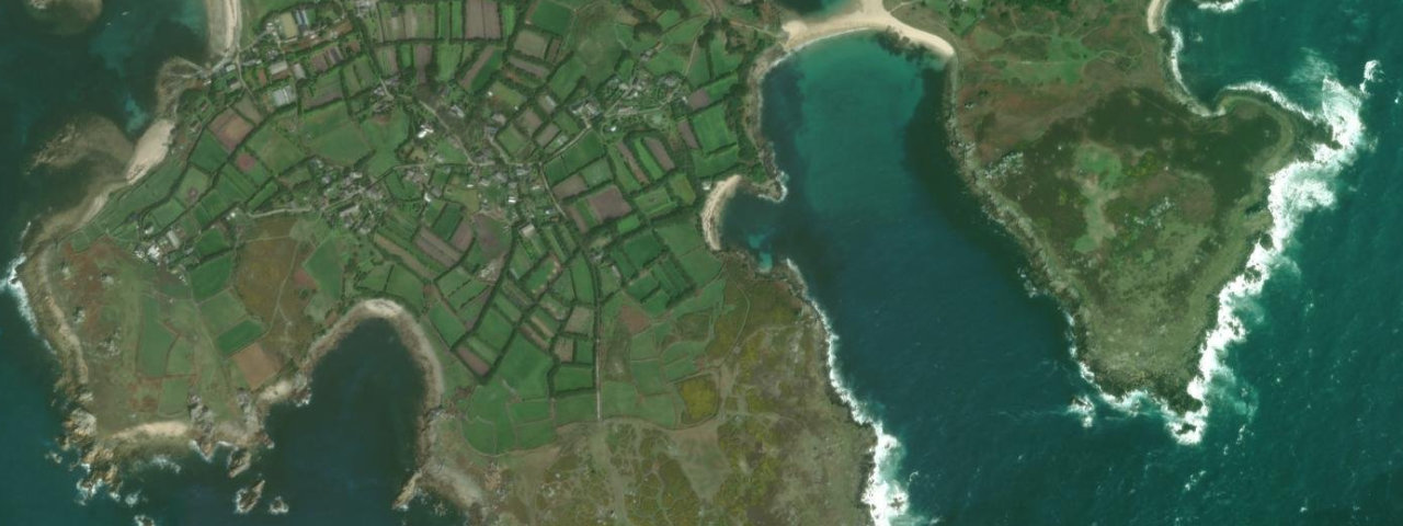 Aerial view of Covean Beach