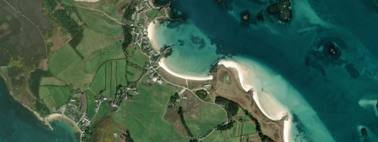 Aerial view of Green Porth