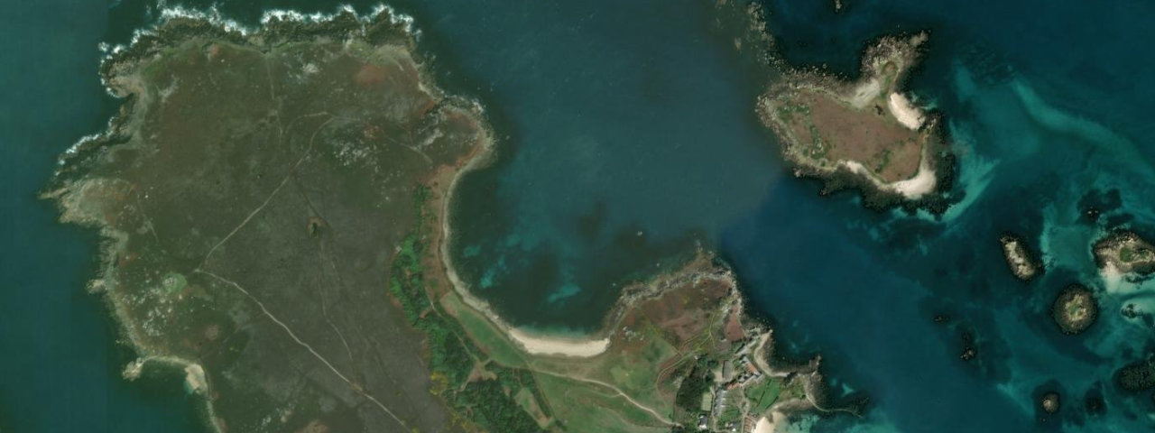 Aerial view of Gimble Porth