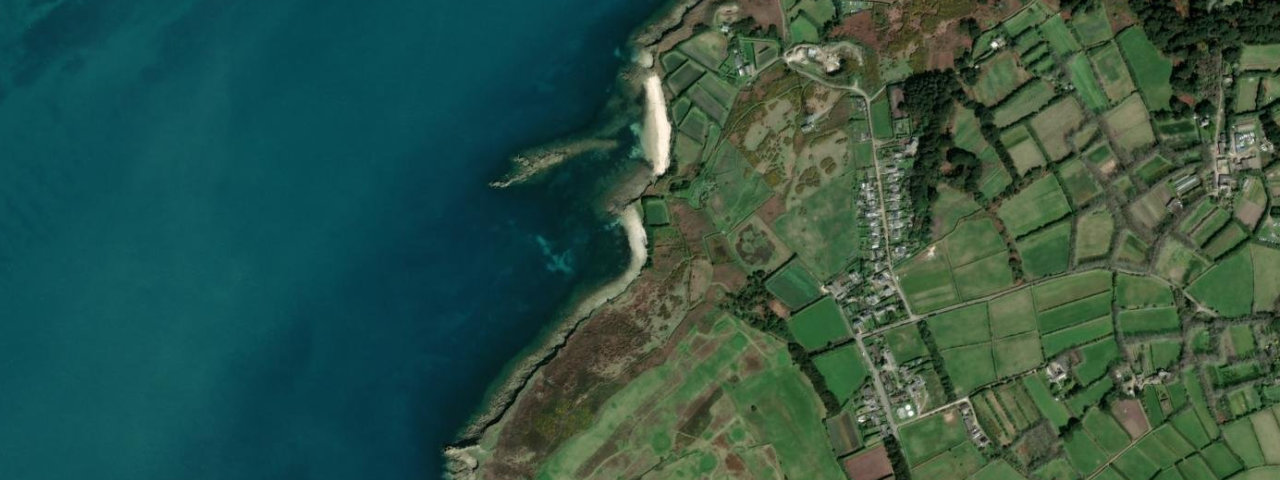 Aerial view of Toll’s Porth