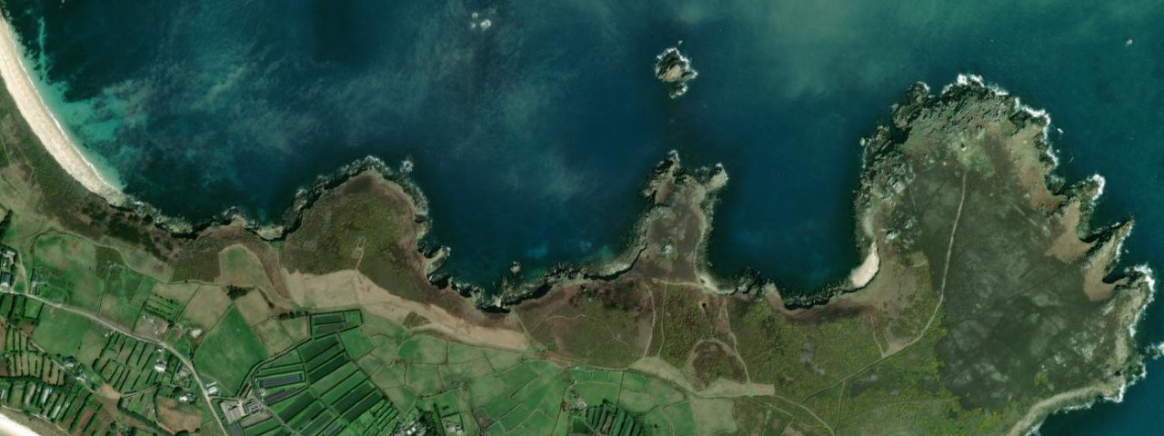 Aerial view of Bull’s Porth