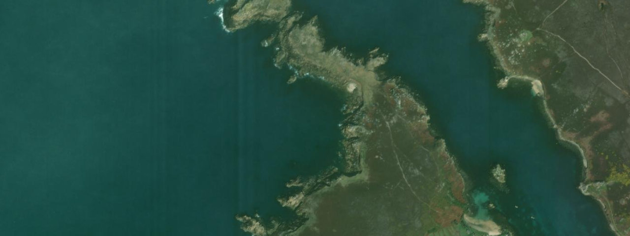 Aerial view of Hell Bay