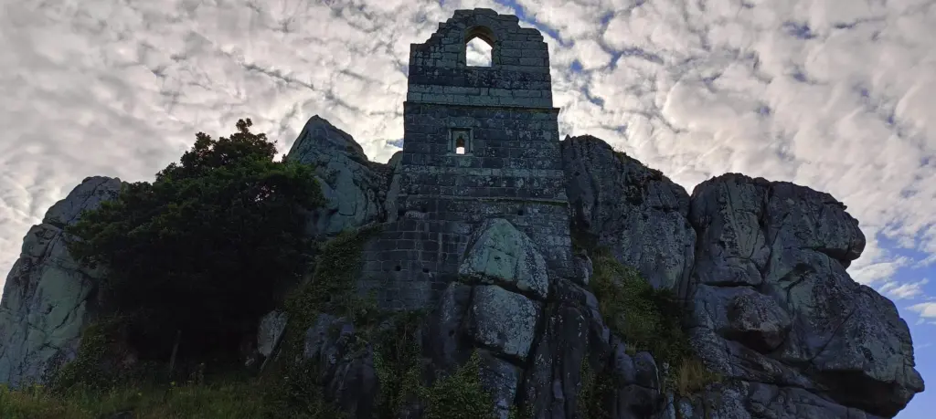 Roche Rock – chapel ruins and clouds