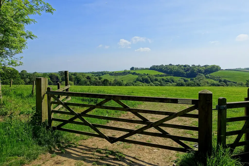 Meadow walkway at the Lost Gardens of Heligan