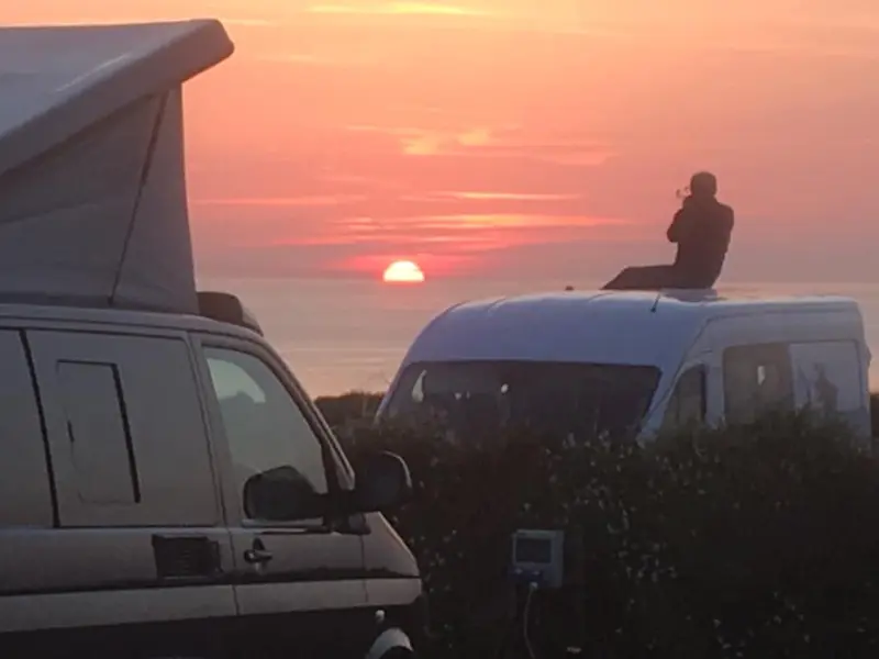 Trevilley Farm Campsite (access point to Gwynver Beach)