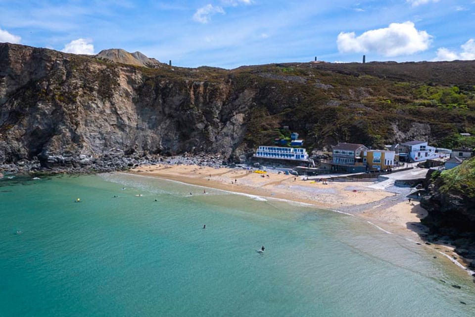 Trevaunance Cove Beach