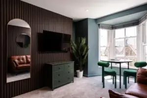 Modern Studio Apartment with harbour views
