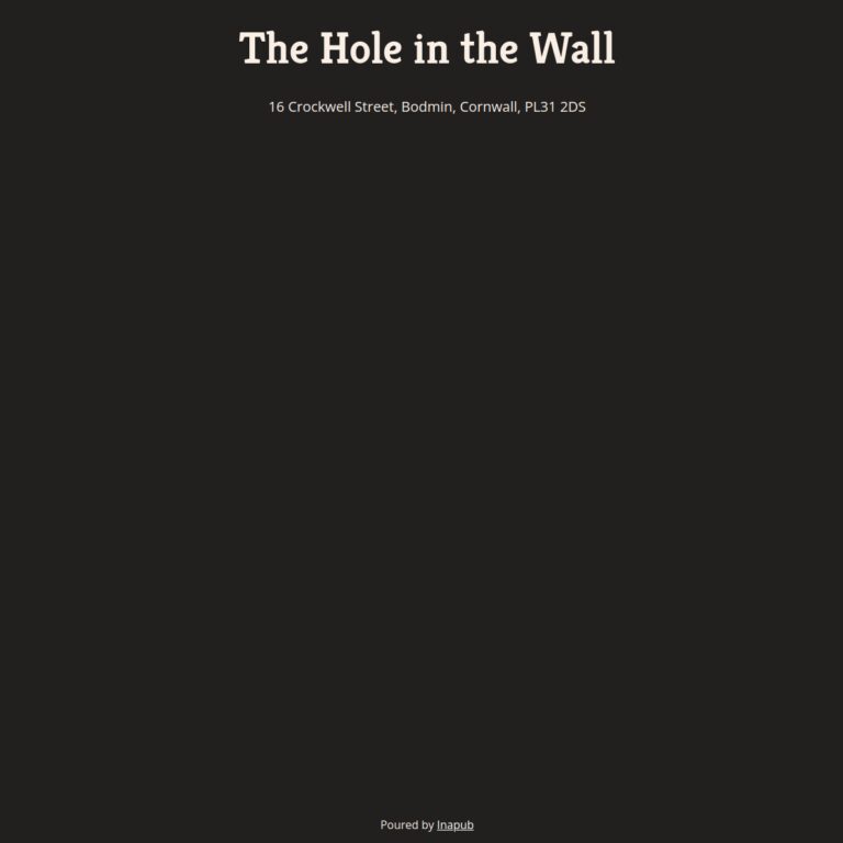 The Hole in the Wall
