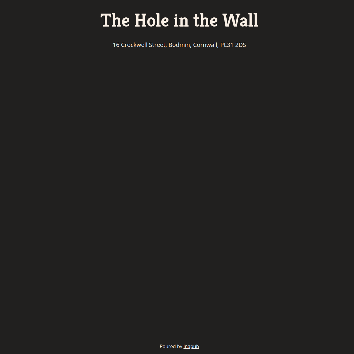 The Hole in the Wall