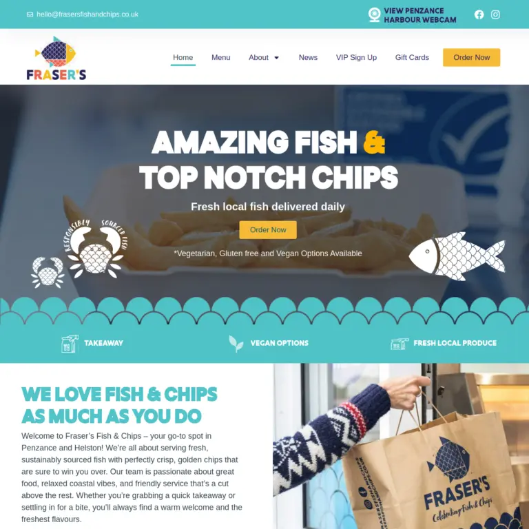 Fraser’s Pasty and Fish & Chips