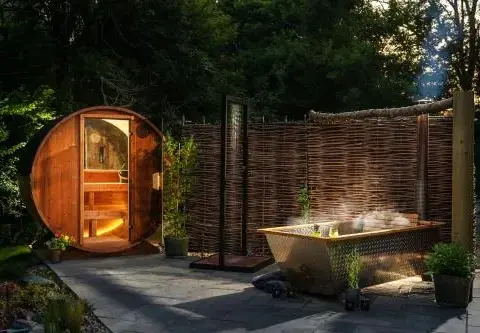The Pigsty & Spa Garden at Tregoose Old Mill